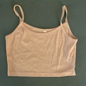 Spaghetti Strap Cropped Tank-Top
